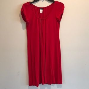 Vintage late80s/early90s J Crew Dress Size 8. Red.